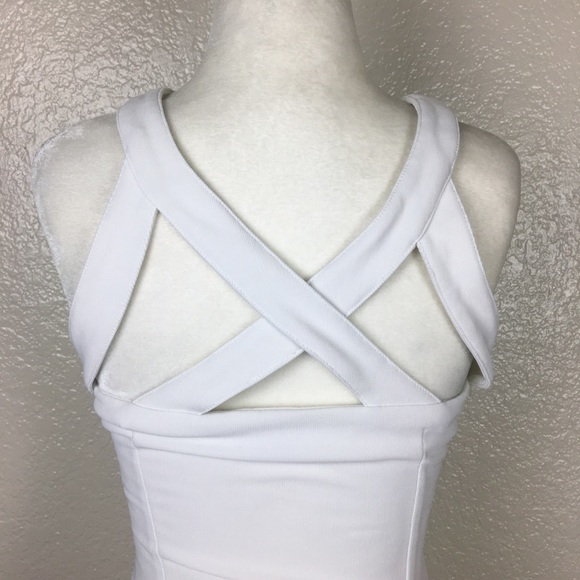TOBI White Strappy Bustier Mini BodyCon Dress - Picture 7 of 9